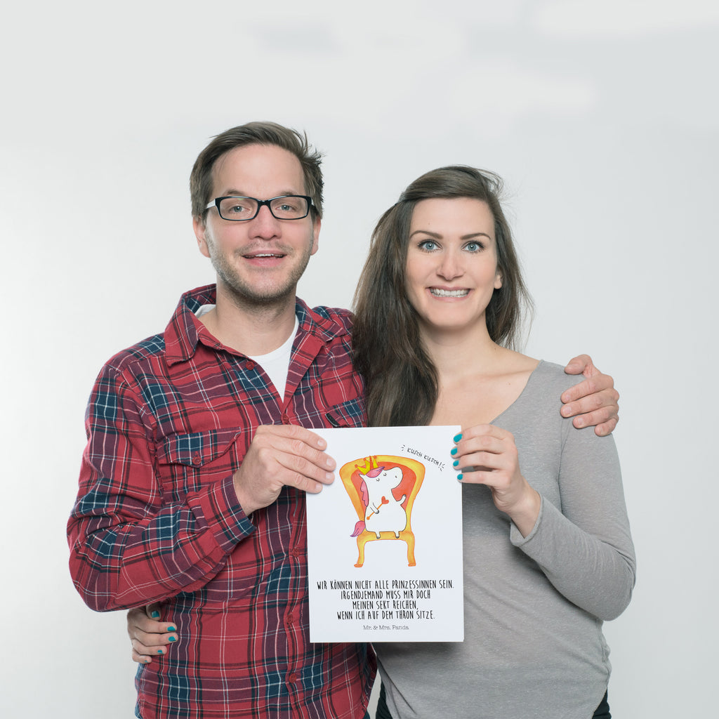 Poster Einhorn Prinzessin Poster, Wandposter, Bild, Wanddeko, Küchenposter, Kinderposter, Wanddeko Bild, Raumdekoration, Wanddekoration, Handgemaltes Poster, Mr. & Mrs. Panda Poster, Designposter, Kunstdruck, Posterdruck, Einhorn, Einhörner, Einhorn Deko, Pegasus, Unicorn, Geburtstag, Prinzessin, Geburtstagsgeschenk, Geschenk, Monat