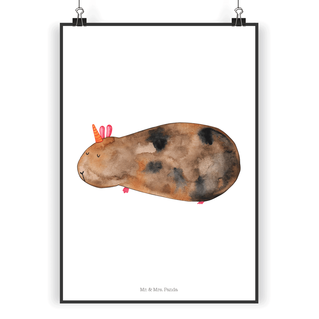 Poster Meerhörnchen Poster, Wandposter, Bild, Wanddeko, Küchenposter, Kinderposter, Wanddeko Bild, Raumdekoration, Wanddekoration, Handgemaltes Poster, Mr. & Mrs. Panda Poster, Designposter, Kunstdruck, Posterdruck, Einhorn, Einhörner, Einhorn Deko, Pegasus, Unicorn, Meerhörnchen, Meericorn, Meerschwein, Meerschweinchen
