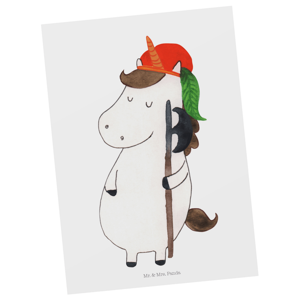 Postkarte Einhorn Bube Geschenkkarte, Grußkarte, Karte, Einladung, Ansichtskarte, Geburtstagskarte, Einladungskarte, Einhorn, Einhörner, Einhorn Deko, Pegasus, Unicorn, Bube, Mittelalter