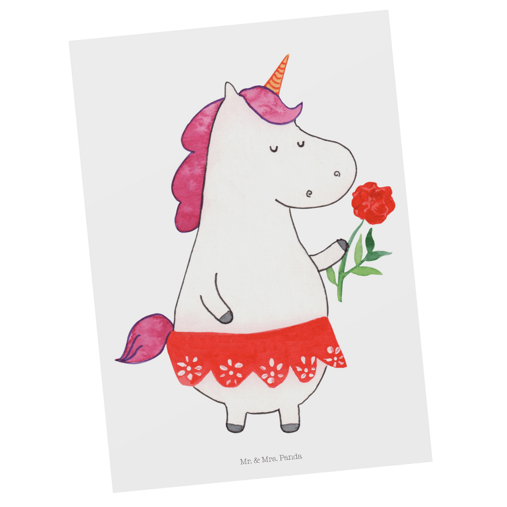 Postkarte Einhorn Dame Geschenkkarte, Grußkarte, Karte, Einladung, Ansichtskarte, Geburtstagskarte, Einladungskarte, Einhorn, Einhörner, Einhorn Deko, Pegasus, Unicorn, Dame, Lady, feine Dame, Freundin, Frau, Bachelor, Bachelorette, Abfuhr, Schluss machen, Trennung