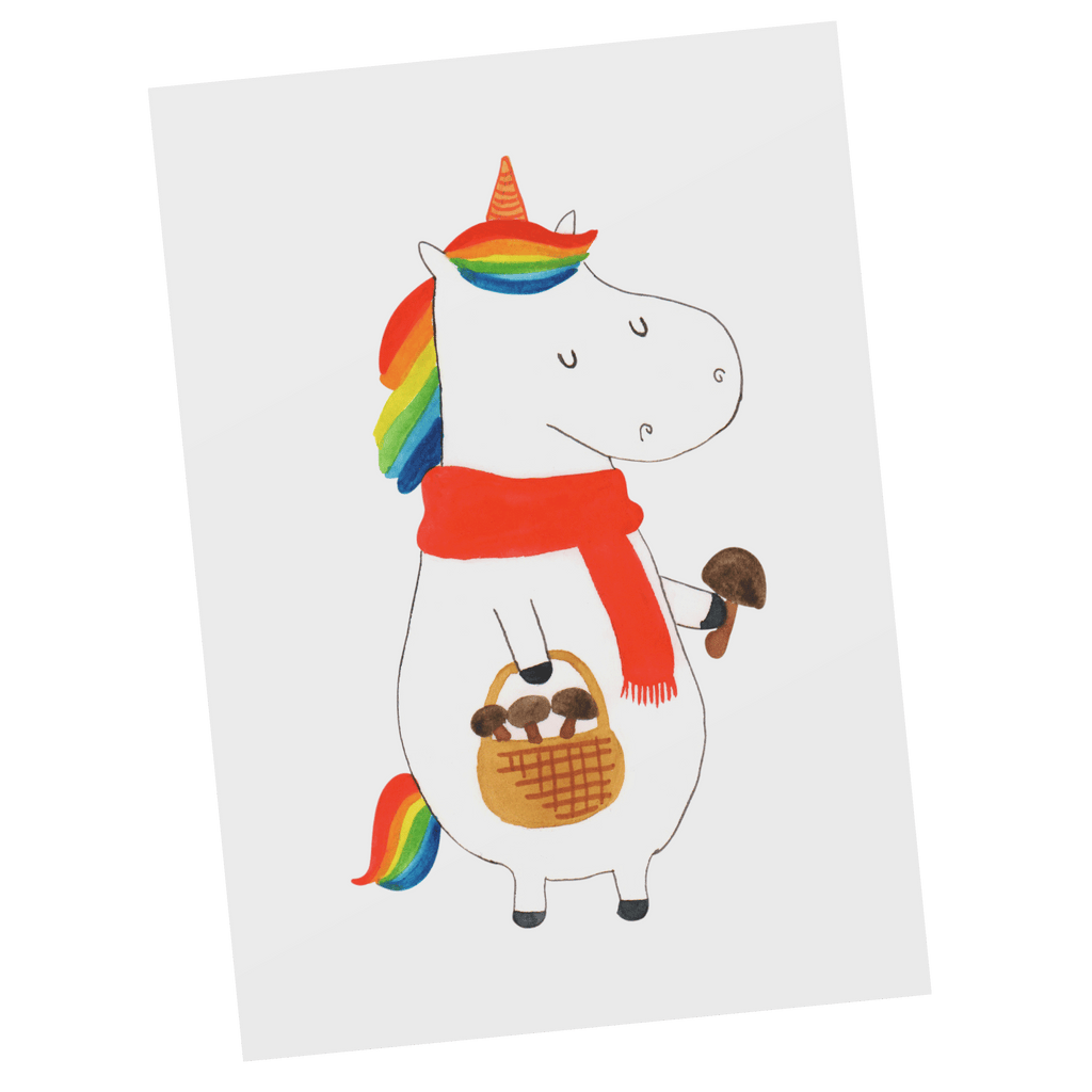 Postkarte Einhorn Pilz Geschenkkarte, Grußkarte, Karte, Einladung, Ansichtskarte, Geburtstagskarte, Einladungskarte, Dankeskarte, Einhorn, Einhörner, Einhorn Deko, Pegasus, Unicorn, Pilze, Pilzsammler, Motivation, Spruch, Liebeskummer