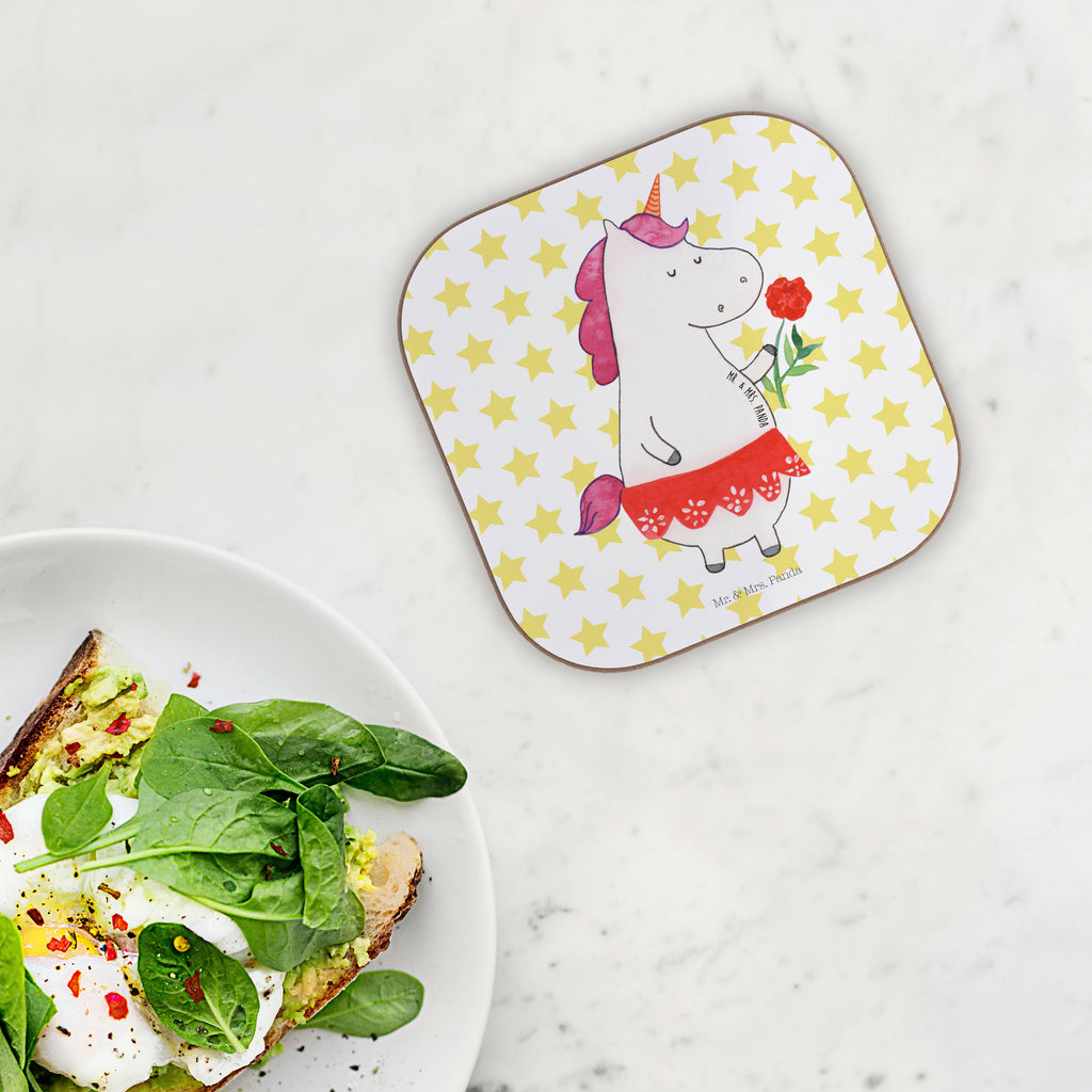 Quadratische Untersetzer Einhorn Dame Bierdeckel, Glasuntersetzer, Untersetzer Gläser, Getränkeuntersetzer, Einhorn, Einhörner, Einhorn Deko, Pegasus, Unicorn, Dame, Lady, feine Dame, Freundin, Frau, Bachelor, Bachelorette, Abfuhr, Schluss machen, Trennung