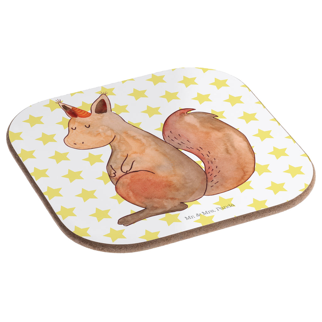 Quadratische Untersetzer Einhörnchen Glaube Bierdeckel, Glasuntersetzer, Untersetzer Gläser, Getränkeuntersetzer, Einhorn, Einhörner, Einhorn Deko, Pegasus, Unicorn, Einhörnchen, Eichhörnchen, Eichhorn