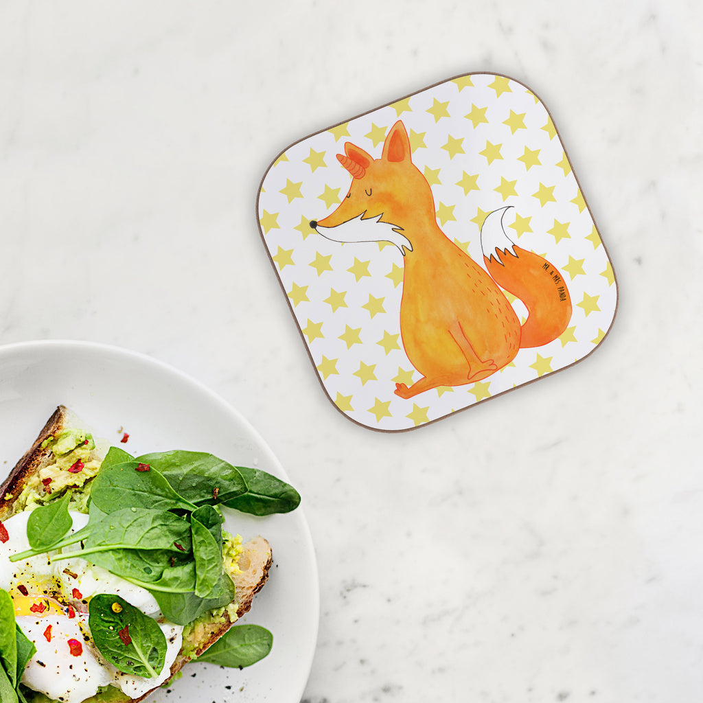 Quadratische Untersetzer Fuchshörnchen Wunsch Bierdeckel, Glasuntersetzer, Untersetzer Gläser, Getränkeuntersetzer, Einhorn, Einhörner, Einhorn Deko, Pegasus, Unicorn, Fuchs, Unicorns, Fuchshörnchen, Fuchshorn, Foxycorn, Füchse