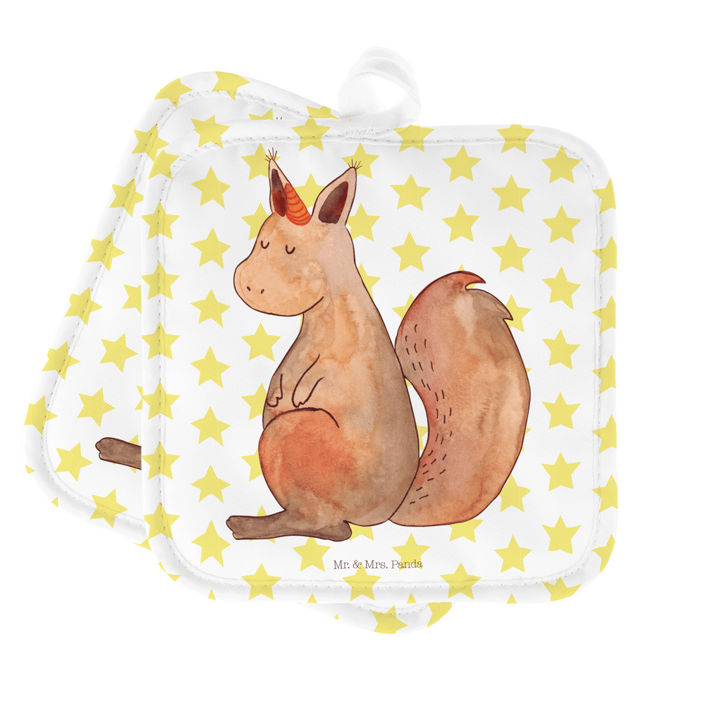2er Set Topflappen  Einhörnchen Glaube Topflappen, Topfuntersetzer, Ofenhandschuh, Topflappen Set, Topflappen lustig, Topflappen mit Spruch, Einhorn, Einhörner, Einhorn Deko, Pegasus, Unicorn, Einhörnchen, Eichhörnchen, Eichhorn
