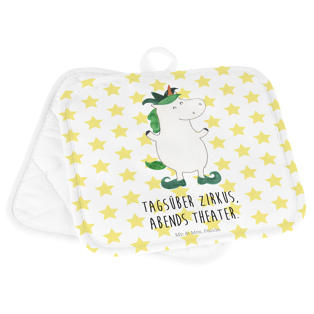 2er Set Topflappen  Einhorn Joker Topflappen, Topfuntersetzer, Ofenhandschuh, Topflappen Set, Topflappen lustig, Topflappen mit Spruch, Einhorn, Einhörner, Einhorn Deko, Pegasus, Unicorn, Hofnarr, Kasper, Gaukler, Mittelalter