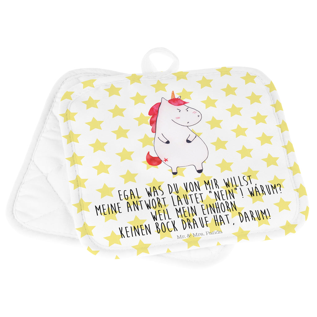 2er Set Topflappen  Einhorn wütend Topflappen, Topfuntersetzer, Ofenhandschuh, Topflappen Set, Topflappen lustig, Topflappen mit Spruch, Einhorn, Einhörner, Einhorn Deko, Pegasus, Unicorn, Realität, Ansage, lustlos, nein, Büro, Arbeit, wütend, dumme Fragen, lustig, Spaß, Geschenk