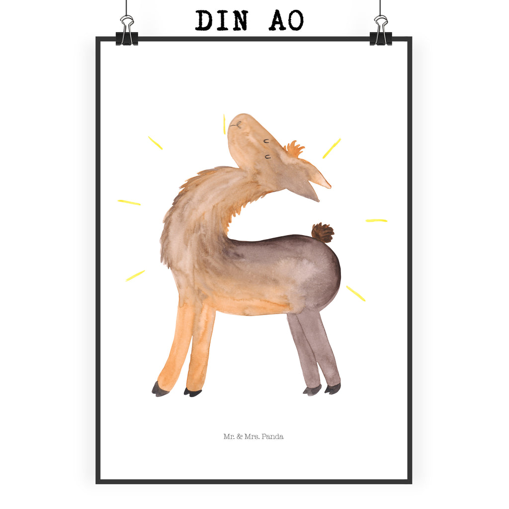 Poster Lama stolz Poster, Wandposter, Bild, Wanddeko, Küchenposter, Kinderposter, Wanddeko Bild, Raumdekoration, Wanddekoration, Handgemaltes Poster, Mr. & Mrs. Panda Poster, Designposter, Kunstdruck, Posterdruck, Lama, Alpaka, Lamas, Außenseiter, Anders, Neustart, stolz, Hippie, Freundin, Freundinnen, beste Freundin, Kumpel, Familie, Family