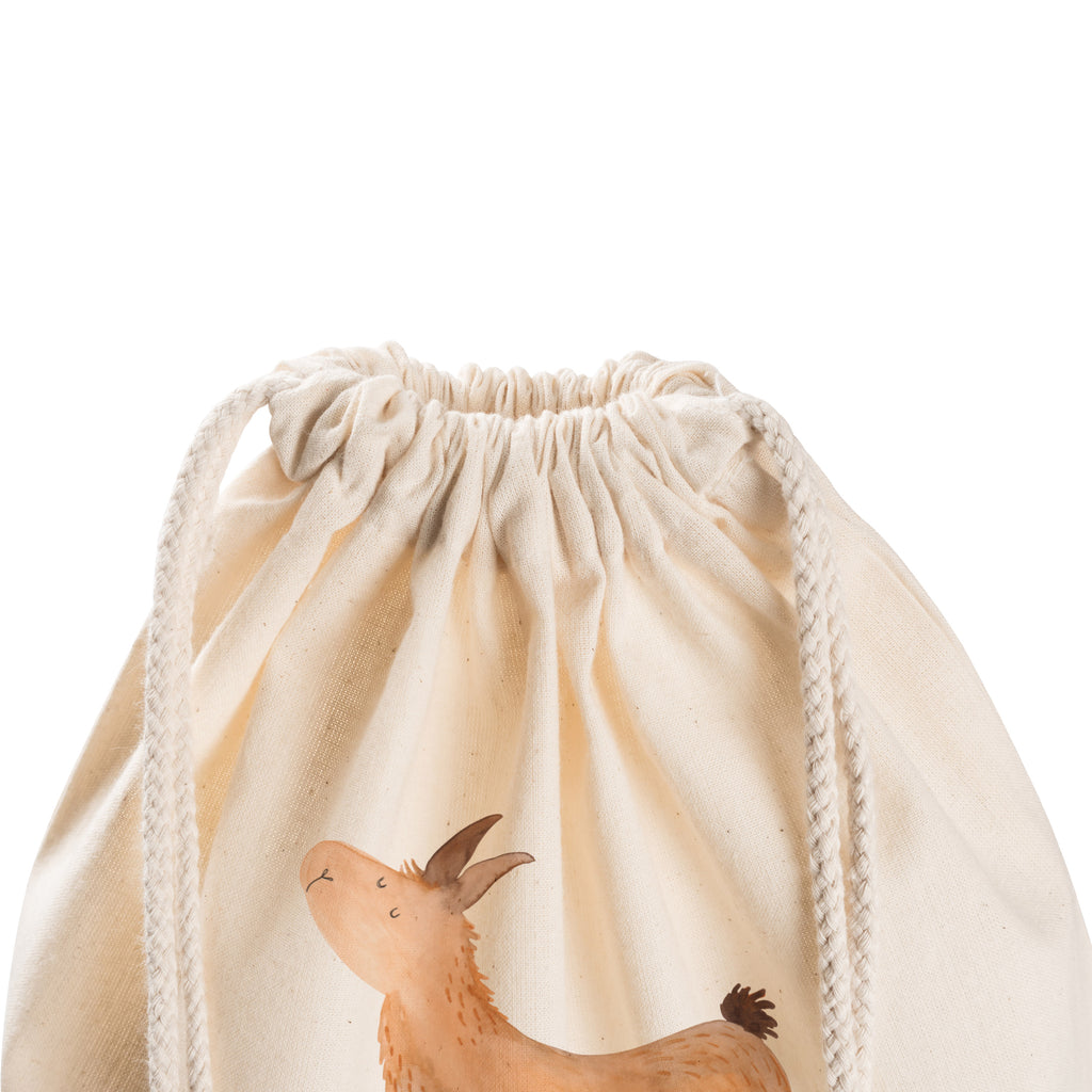 Sportbeutel Lama Regenbogen Turnbeutel, Beutel, Sporttasche, Tasche, Stoffbeutel, Lama, Alpaka, Lamas, Regenbogen, Haters gonna hate, Haters, Selbstständig, Außenseiter, Schule, Abi, Hobby, Wolkenland, Freiheit