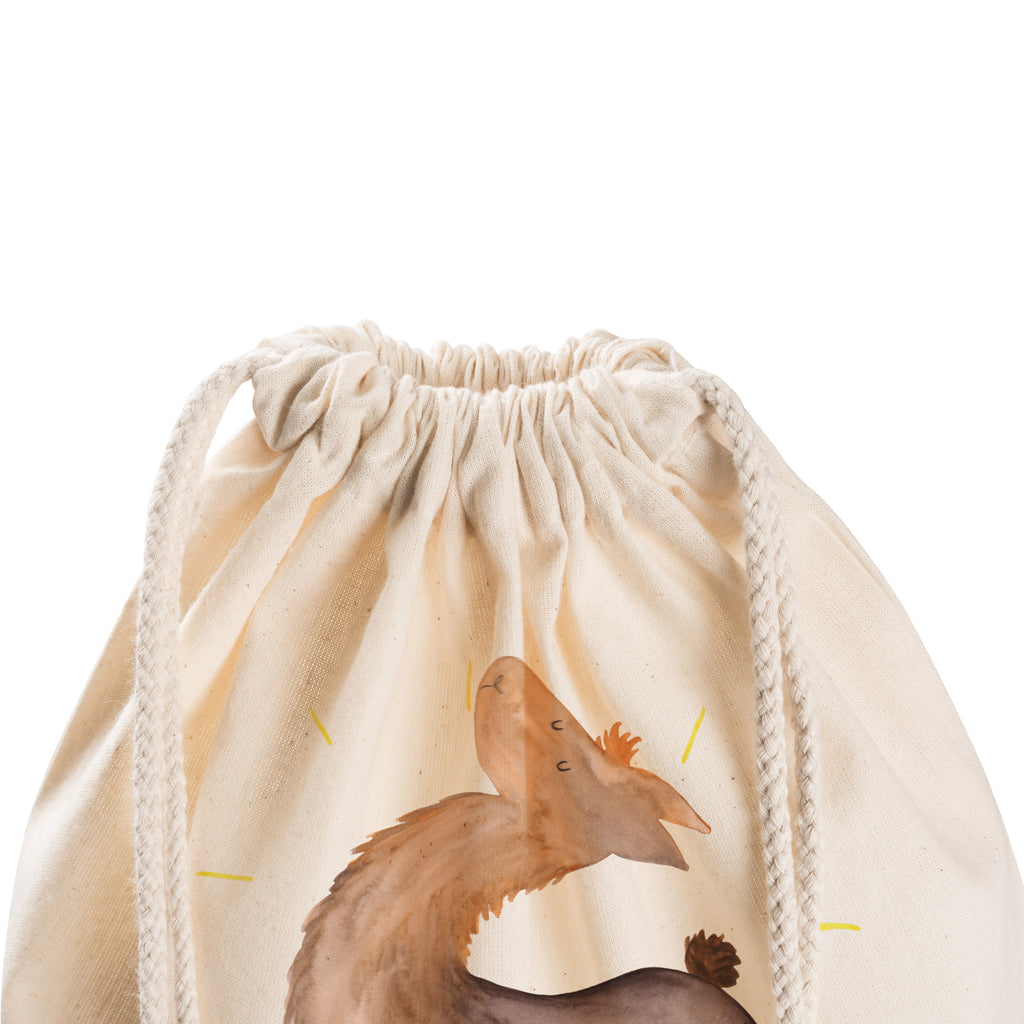 Sportbeutel Lama stolz Turnbeutel, Beutel, Sporttasche, Tasche, Stoffbeutel, Lama, Alpaka, Lamas, Außenseiter, Anders, Neustart, stolz, Hippie, Freundin, Freundinnen, beste Freundin, Kumpel, Familie, Family