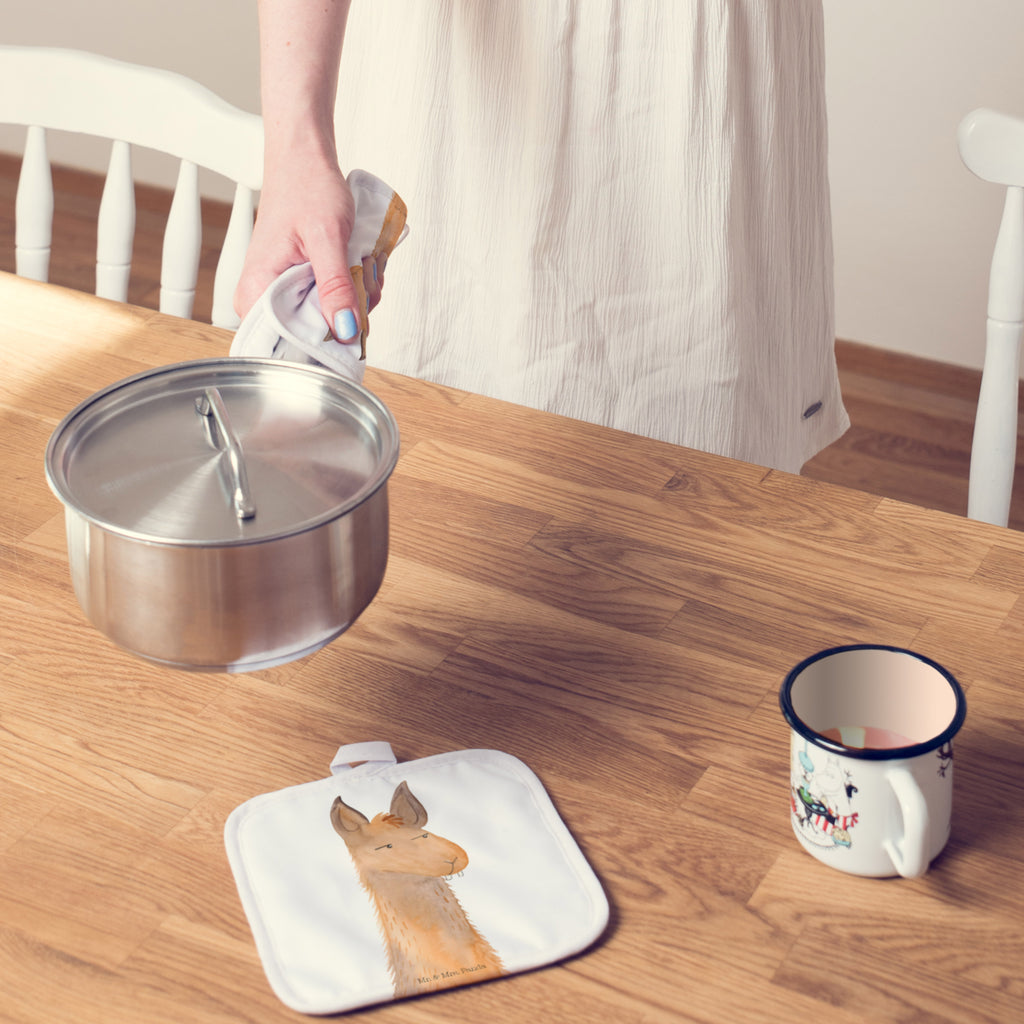 2er Set Topflappen  Lamakopf genervt Topflappen, Topfuntersetzer, Ofenhandschuh, Topflappen Set, Topflappen lustig, Topflappen mit Spruch, Lama, Alpaka, Lamas, Recht haben, genervt sein, Freundin, beste Freundin, Partnerin, Büro, Büroalltag, Chef, Chefin, Azubi