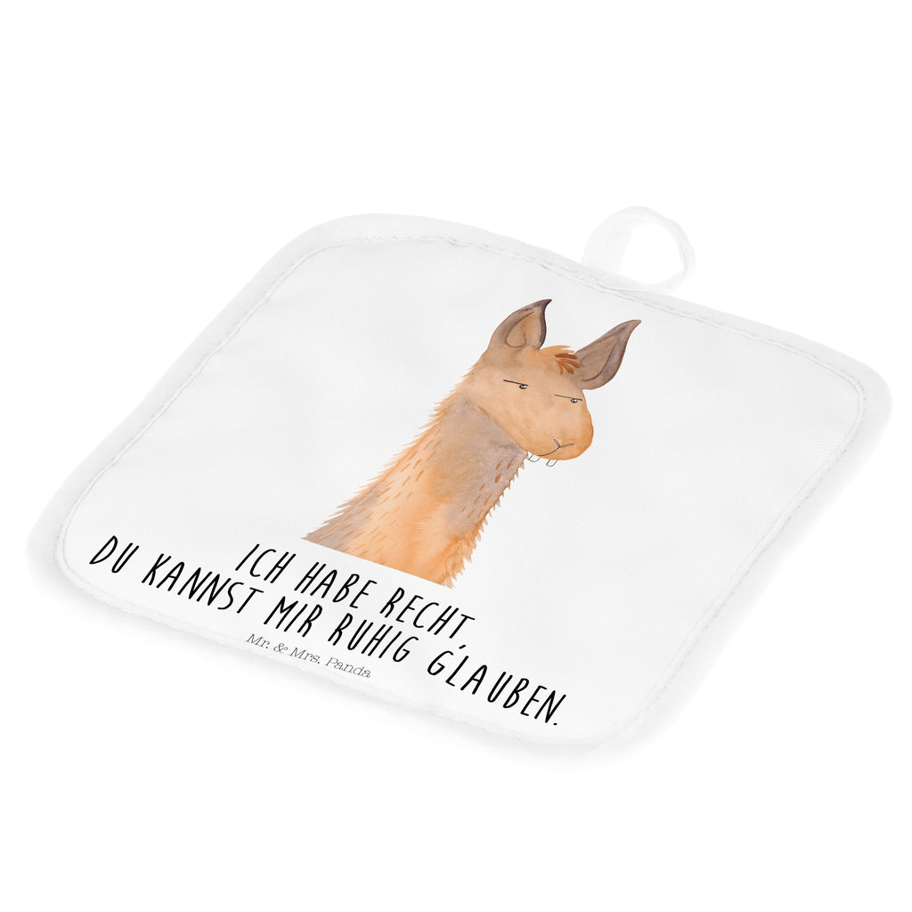 2er Set Topflappen  Lamakopf genervt Topflappen, Topfuntersetzer, Ofenhandschuh, Topflappen Set, Topflappen lustig, Topflappen mit Spruch, Lama, Alpaka, Lamas, Recht haben, genervt sein, Freundin, beste Freundin, Partnerin, Büro, Büroalltag, Chef, Chefin, Azubi