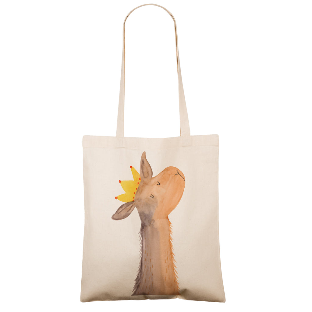 Tragetasche Lamakopf König Beuteltasche, Beutel, Einkaufstasche, Jutebeutel, Stoffbeutel, Lama, Alpaka, Lamas, König, Königin, Freundin, Mama, Papa, Büro Kollege, Kollegin, Chef, Vorgesetzter, Abi, Abitur