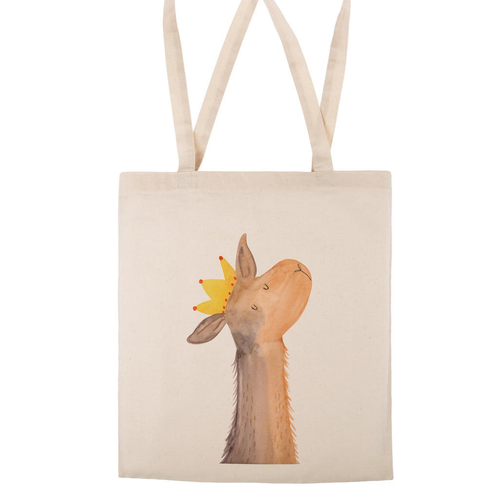 Tragetasche Lamakopf König Beuteltasche, Beutel, Einkaufstasche, Jutebeutel, Stoffbeutel, Lama, Alpaka, Lamas, König, Königin, Freundin, Mama, Papa, Büro Kollege, Kollegin, Chef, Vorgesetzter, Abi, Abitur