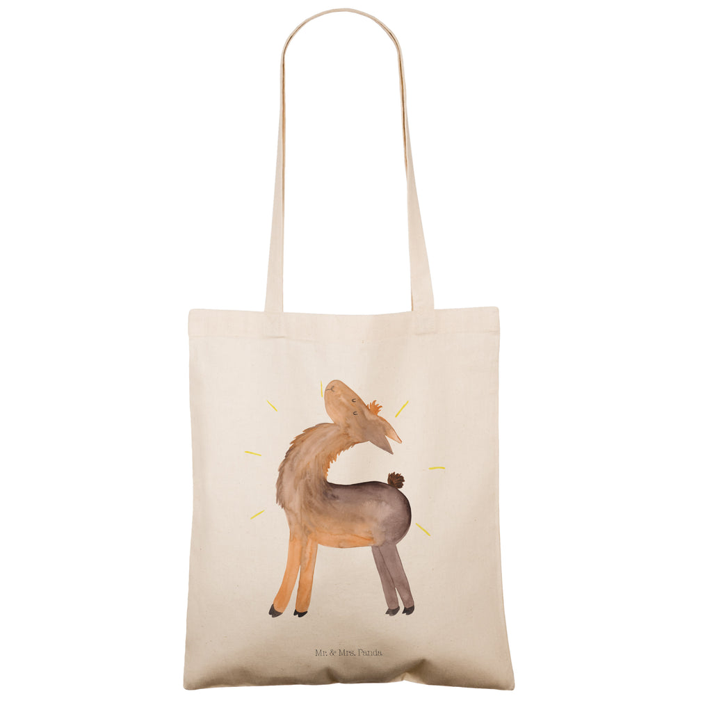 Tragetasche Lama stolz Beuteltasche, Beutel, Einkaufstasche, Jutebeutel, Stoffbeutel, Lama, Alpaka, Lamas, Außenseiter, Anders, Neustart, stolz, Hippie, Freundin, Freundinnen, beste Freundin, Kumpel, Familie, Family