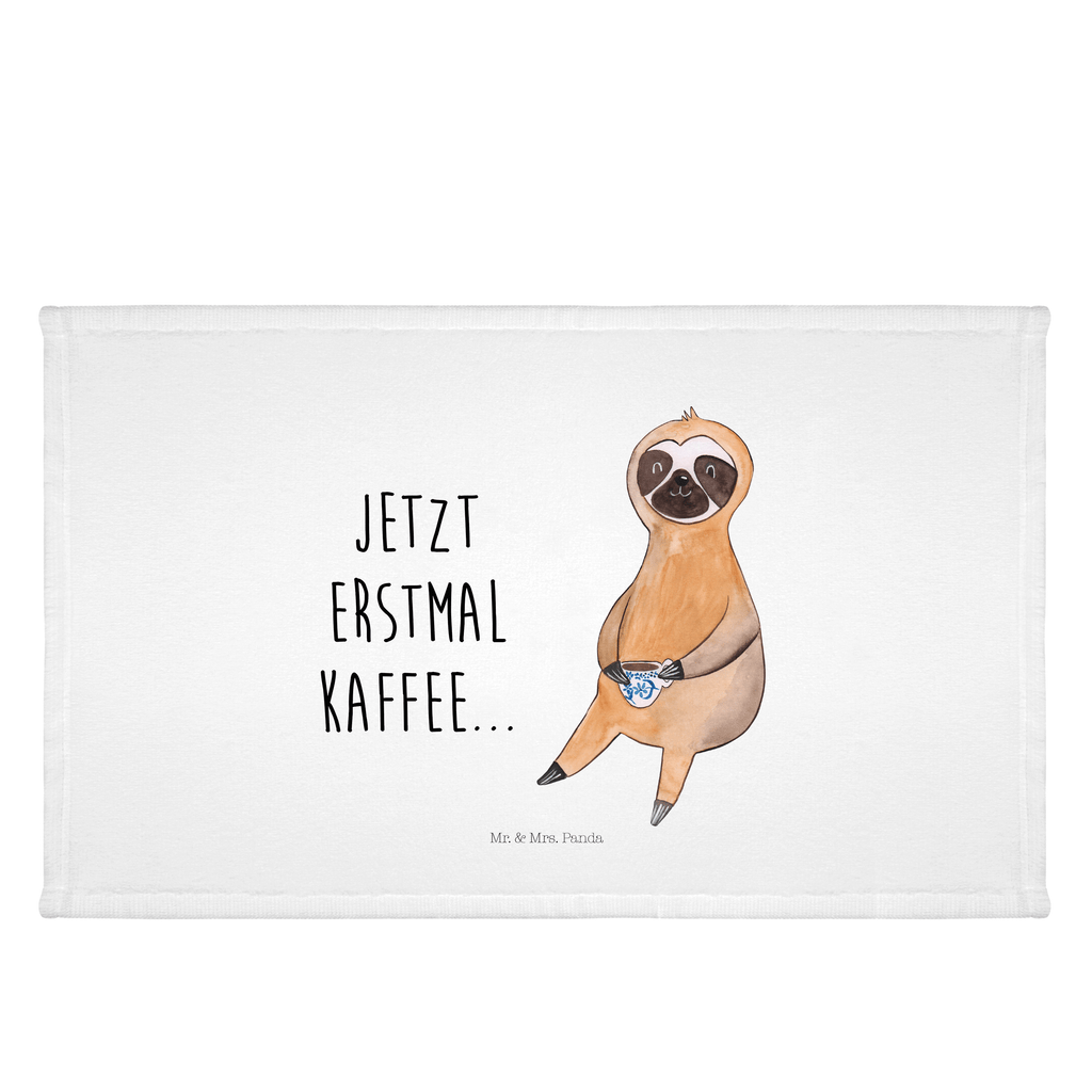 Gäste Handtuch Faultier Kaffee Gästetuch, Reisehandtuch, Sport Handtuch, Frottier, Kinder Handtuch, Faultier, Faultier Geschenk, Faultier Deko, Faultiere, faul, Lieblingstier, Kaffee, erster Kaffee, Morgenmuffel, Frühaufsteher, Kaffeetasse, Genießer, Coffee, Kaffeegetränk