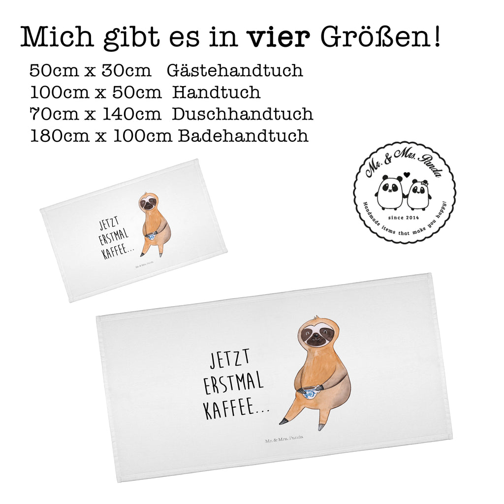 Gäste Handtuch Faultier Kaffee Gästetuch, Reisehandtuch, Sport Handtuch, Frottier, Kinder Handtuch, Faultier, Faultier Geschenk, Faultier Deko, Faultiere, faul, Lieblingstier, Kaffee, erster Kaffee, Morgenmuffel, Frühaufsteher, Kaffeetasse, Genießer, Coffee, Kaffeegetränk