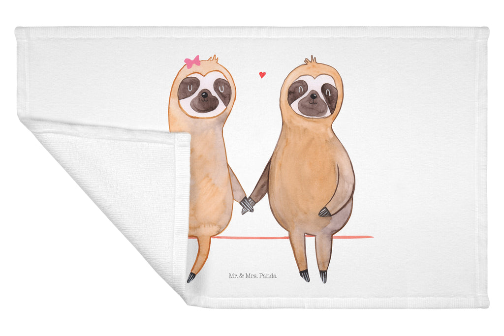 Gäste Handtuch Faultier Pärchen Gästetuch, Reisehandtuch, Sport Handtuch, Frottier, Kinder Handtuch, Faultier, Faultier Geschenk, Faultier Deko, Faultiere, faul, Lieblingstier, Liebe, Liebespaar, Faultierliebe, Faultierpärchen, verliebt, verlobt, gemeinsam, relaxen, Pärchen, Beziehung, Langsamkeit