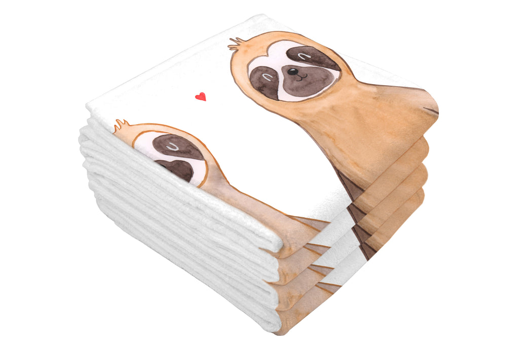 Gäste Handtuch Faultier Pärchen Gästetuch, Reisehandtuch, Sport Handtuch, Frottier, Kinder Handtuch, Faultier, Faultier Geschenk, Faultier Deko, Faultiere, faul, Lieblingstier, Liebe, Liebespaar, Faultierliebe, Faultierpärchen, verliebt, verlobt, gemeinsam, relaxen, Pärchen, Beziehung, Langsamkeit
