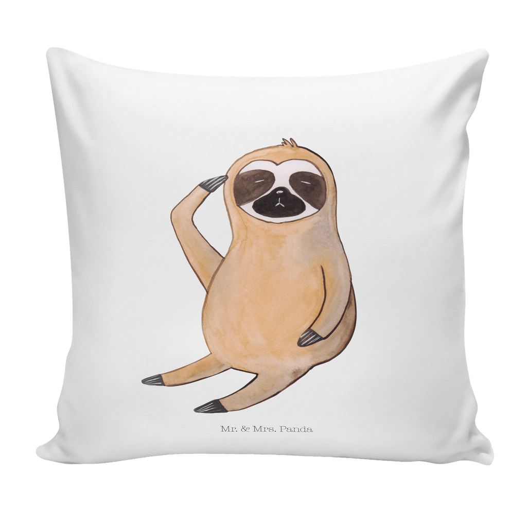 40x40 Kissen Faultier Vogel zeigen Kissenhülle, Kopfkissen, Sofakissen, Dekokissen, Motivkissen, Faultier, Faultier Geschenk, Faultier Deko, Faultiere, faul, Lieblingstier, Spinner, früher Vogel, der frühe Vogel, Frühaufsteher, Morgenmuffel, Vogel, Faultierwelt