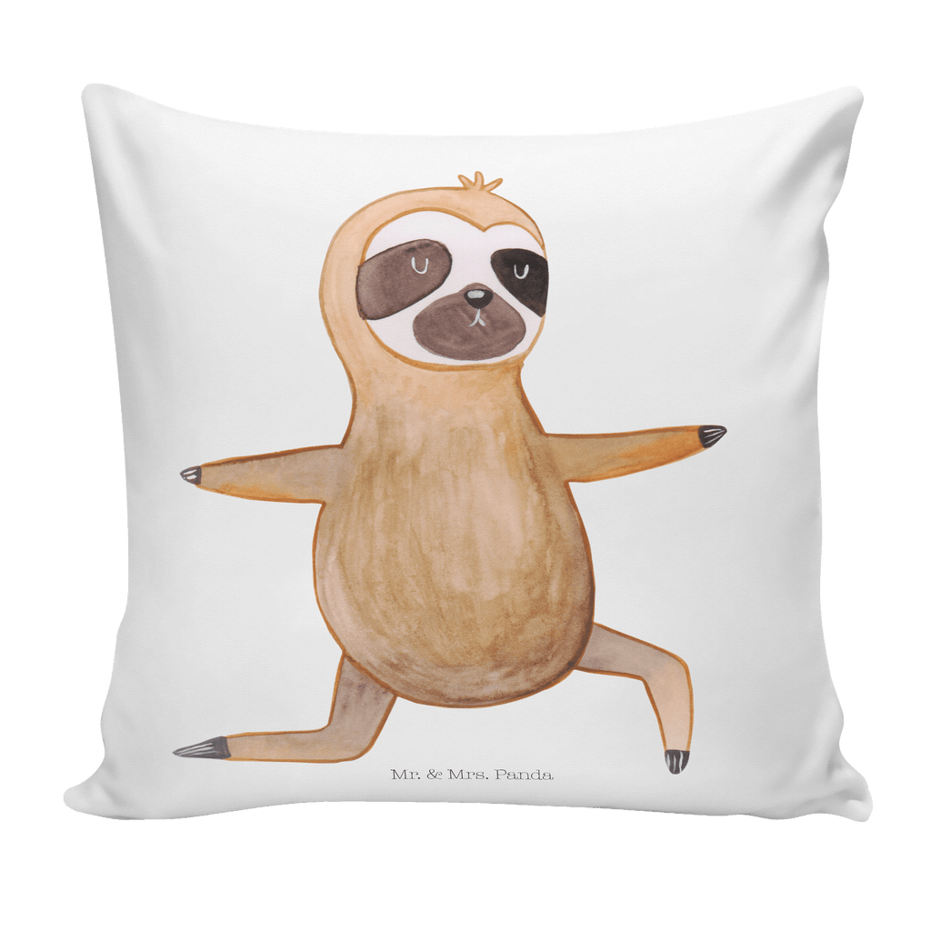 40x40 Kissen Faultier  Yoga Kissenhülle, Kopfkissen, Sofakissen, Dekokissen, Motivkissen, Faultier, Faultier Geschenk, Faultier Deko, Faultiere, faul, Lieblingstier, Yoga, Namaste, Krieger, Yogaübungen, Meditation, Atmung, Gelassenheit, Entspannung