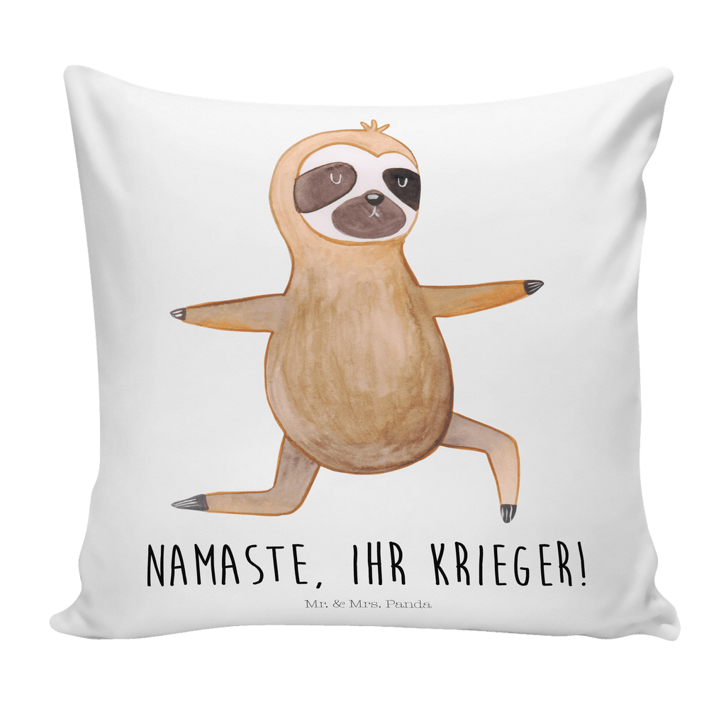 40x40 Kissen Faultier  Yoga Kissenhülle, Kopfkissen, Sofakissen, Dekokissen, Motivkissen, Faultier, Faultier Geschenk, Faultier Deko, Faultiere, faul, Lieblingstier, Yoga, Namaste, Krieger, Yogaübungen, Meditation, Atmung, Gelassenheit, Entspannung