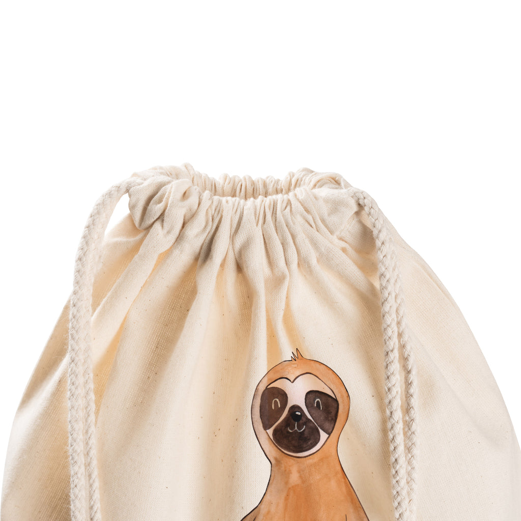 Sportbeutel Faultier Kaffee Turnbeutel, Beutel, Sporttasche, Tasche, Stoffbeutel, Faultier, Faultier Geschenk, Faultier Deko, Faultiere, faul, Lieblingstier, Kaffee, erster Kaffee, Morgenmuffel, Frühaufsteher, Kaffeetasse, Genießer, Coffee, Kaffeegetränk