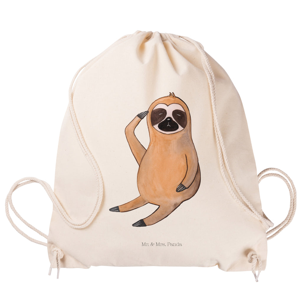 Sportbeutel Faultier Vogel zeigen Turnbeutel, Beutel, Sporttasche, Tasche, Stoffbeutel, Faultier, Faultier Geschenk, Faultier Deko, Faultiere, faul, Lieblingstier, Spinner, früher Vogel, der frühe Vogel, Frühaufsteher, Morgenmuffel, Vogel, Faultierwelt