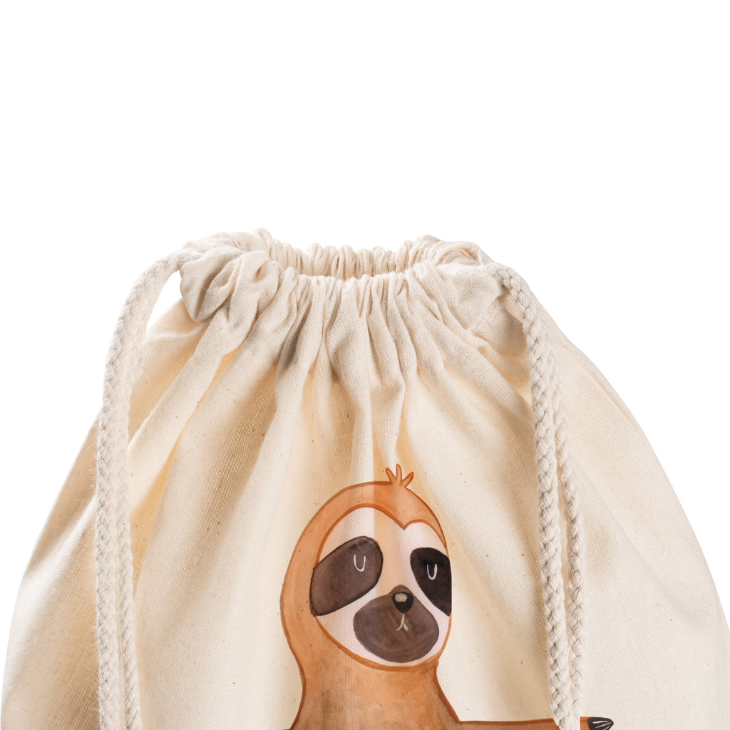 Sportbeutel Faultier  Yoga Turnbeutel, Beutel, Sporttasche, Tasche, Stoffbeutel, Faultier, Faultier Geschenk, Faultier Deko, Faultiere, faul, Lieblingstier, Yoga, Namaste, Krieger, Yogaübungen, Meditation, Atmung, Gelassenheit, Entspannung