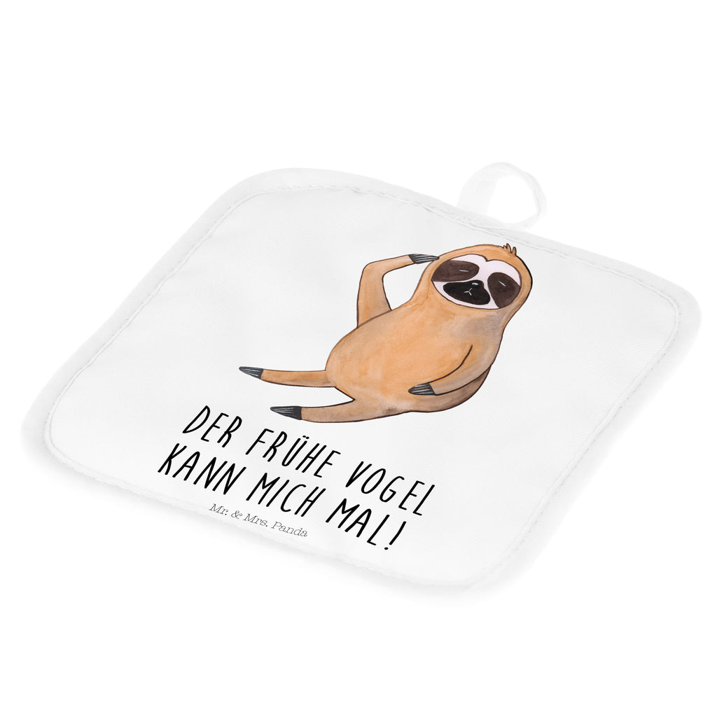 2er Set Topflappen  Faultier Vogel zeigen Topflappen, Topfuntersetzer, Ofenhandschuh, Topflappen Set, Topflappen lustig, Topflappen mit Spruch, Faultier, Faultier Geschenk, Faultier Deko, Faultiere, faul, Lieblingstier, Spinner, früher Vogel, der frühe Vogel, Frühaufsteher, Morgenmuffel, Vogel, Faultierwelt