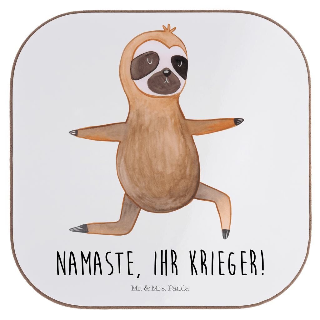 Quadratische Untersetzer Faultier  Yoga Bierdeckel, Glasuntersetzer, Untersetzer Gläser, Getränkeuntersetzer, Faultier, Faultier Geschenk, Faultier Deko, Faultiere, faul, Lieblingstier, Yoga, Namaste, Krieger, Yogaübungen, Meditation, Atmung, Gelassenheit, Entspannung