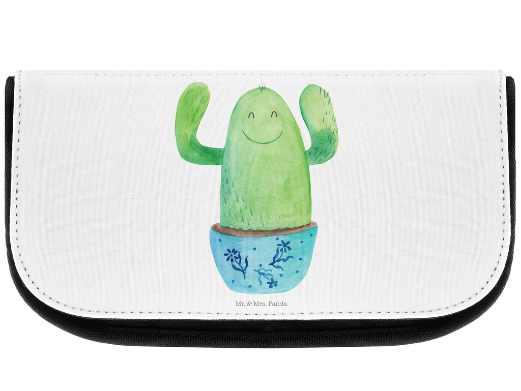 Kosmetiktasche Kaktus Happy Kosmetikbeutel, Kulturtasche, Kulturbeutel, Schminktasche, Make-Up Tasche, Kaktus, Kakteen, Motivation, Spruch, lustig, Kindersicherung, Neustart, Büro, Büroalltag, Kollege, Kollegin, Freundin, Mutter, Familie, Ausbildung