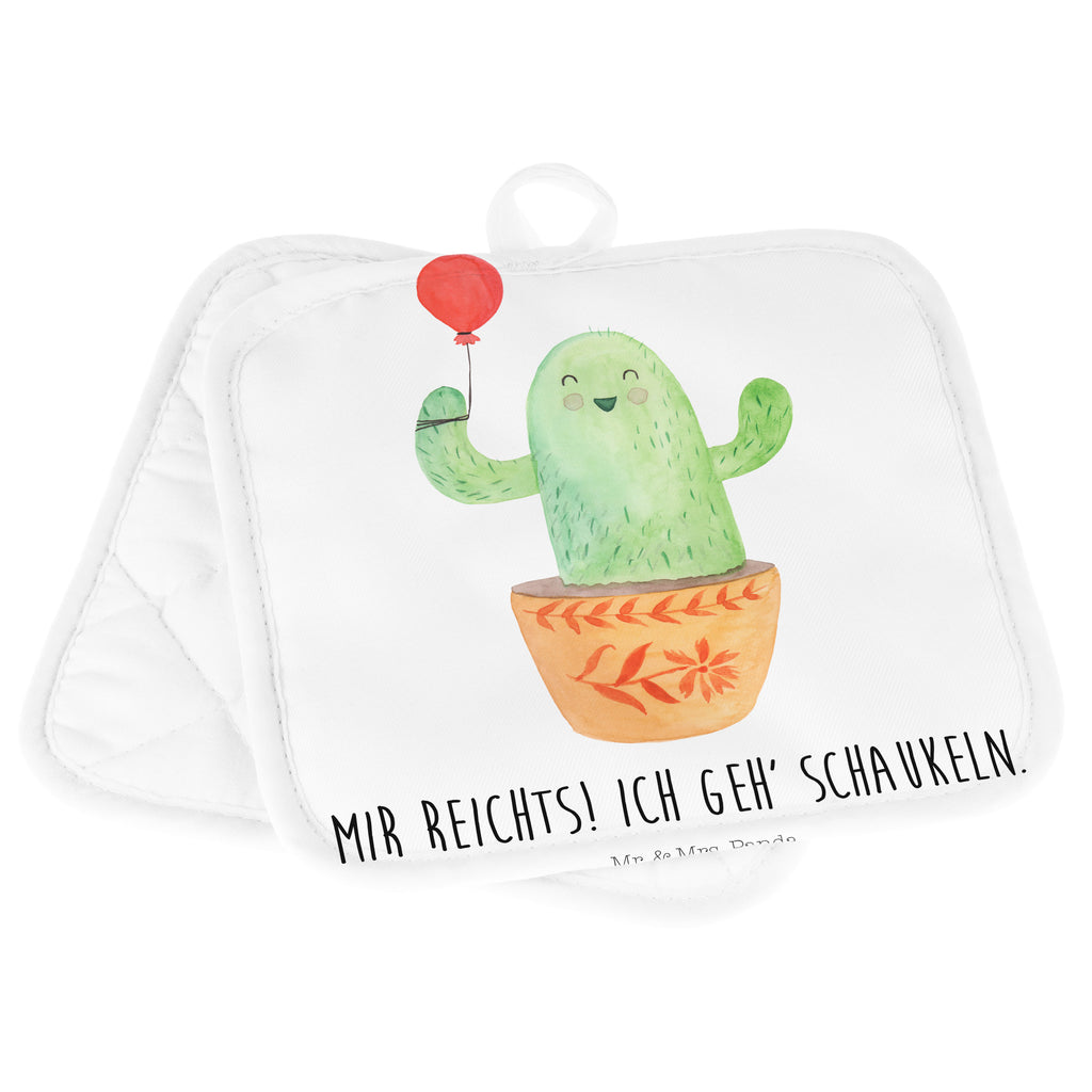 2er Set Topflappen  Kaktus Luftballon Topflappen, Topfuntersetzer, Ofenhandschuh, Topflappen Set, Topflappen lustig, Topflappen mit Spruch, Kaktus, Kakteen, Luftballon, Neustart, Freude, Büro, Stress, Büroalltag, Freundin, Freund, Ausbildung, Prüfung
