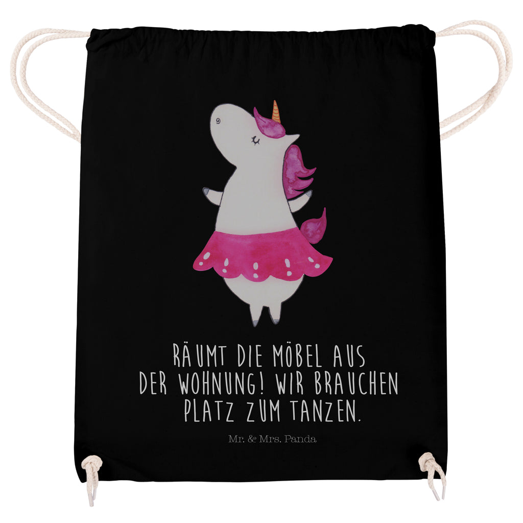 Sportbeutel Einhorn Ballerina Turnbeutel, Beutel, Sporttasche, Tasche, Stoffbeutel, Einhorn, Einhörner, Einhorn Deko, Pegasus, Unicorn, Tanzen, Ballerina, Party, Wohnung, Spaß, Feiern, Geburtstag, Tänzerin, Lebenslust, Lebensfreude