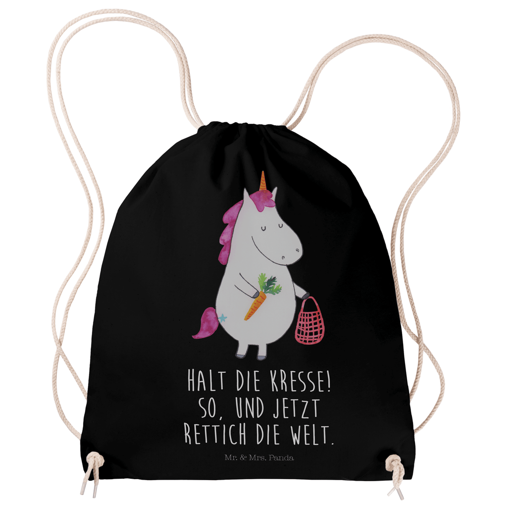 Sportbeutel Einhorn Gemüse Turnbeutel, Beutel, Sporttasche, Tasche, Stoffbeutel, Einhorn, Einhörner, Einhorn Deko, Pegasus, Unicorn, Biomarkt, Bio, Gemüse, Wochenmarkt