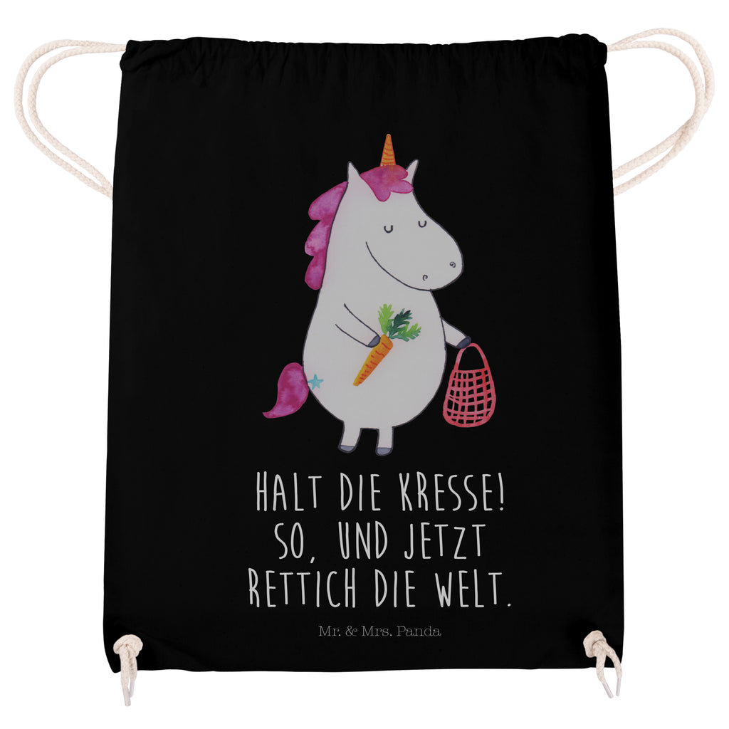 Sportbeutel Einhorn Gemüse Turnbeutel, Beutel, Sporttasche, Tasche, Stoffbeutel, Einhorn, Einhörner, Einhorn Deko, Pegasus, Unicorn, Biomarkt, Bio, Gemüse, Wochenmarkt