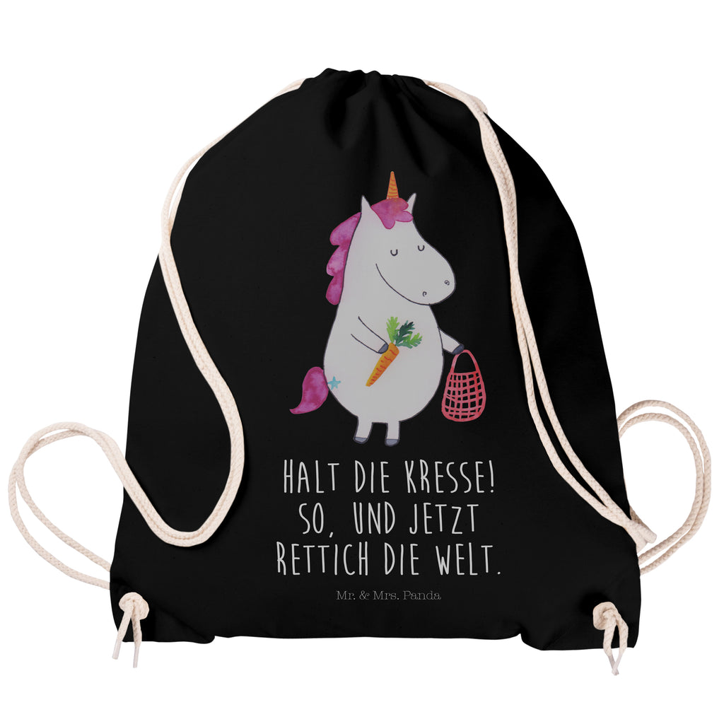 Sportbeutel Einhorn Gemüse Turnbeutel, Beutel, Sporttasche, Tasche, Stoffbeutel, Einhorn, Einhörner, Einhorn Deko, Pegasus, Unicorn, Biomarkt, Bio, Gemüse, Wochenmarkt