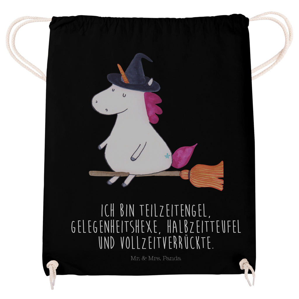 Sportbeutel Einhorn Hexe Turnbeutel, Beutel, Sporttasche, Tasche, Stoffbeutel, Einhorn, Einhörner, Einhorn Deko, Pegasus, Unicorn, Frau, Ehefrau, Hexe, Teufel, Engel, Verrückte, Freundin, Leben, Zicke