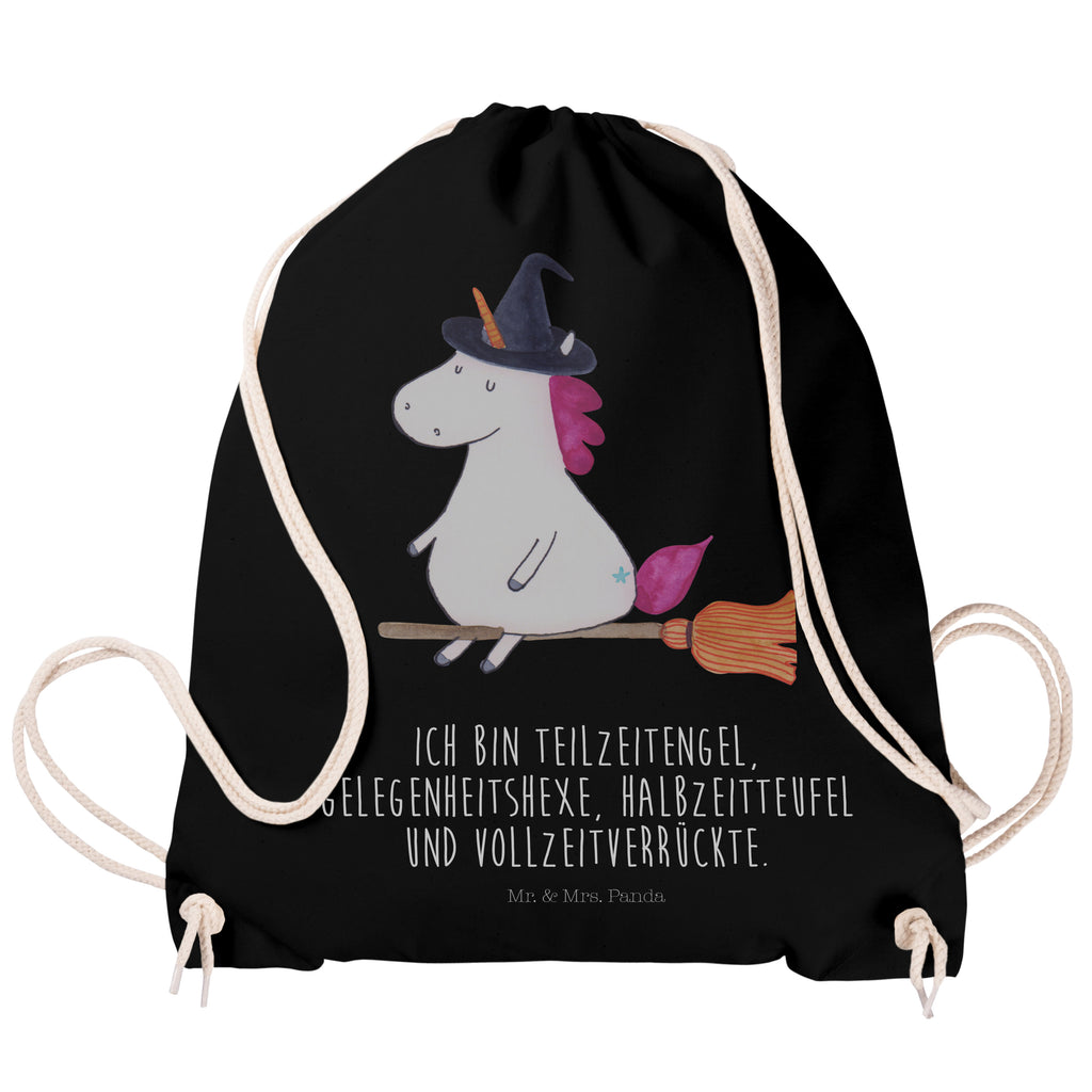 Sportbeutel Einhorn Hexe Turnbeutel, Beutel, Sporttasche, Tasche, Stoffbeutel, Einhorn, Einhörner, Einhorn Deko, Pegasus, Unicorn, Frau, Ehefrau, Hexe, Teufel, Engel, Verrückte, Freundin, Leben, Zicke
