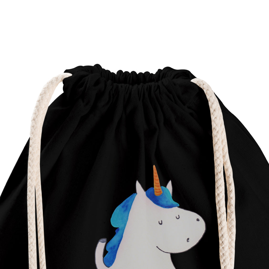 Sportbeutel Einhorn Mann Turnbeutel, Beutel, Sporttasche, Tasche, Stoffbeutel, Einhorn, Einhörner, Einhorn Deko, Pegasus, Unicorn, cool, Mann, Freundin, Familie, bester Freund, BFF, Party, hübsch, beste