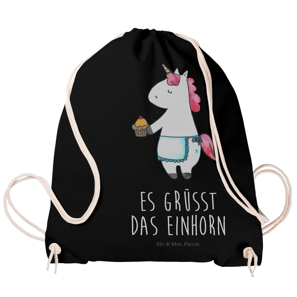 Sportbeutel Einhorn Muffin Turnbeutel, Beutel, Sporttasche, Tasche, Stoffbeutel, Einhorn, Einhörner, Einhorn Deko, Pegasus, Unicorn, Geburtstag, Backen, Muffin, Kekse, Geburtstagsgrüße, Glückwünsche, Liebesgrüße, Grüße