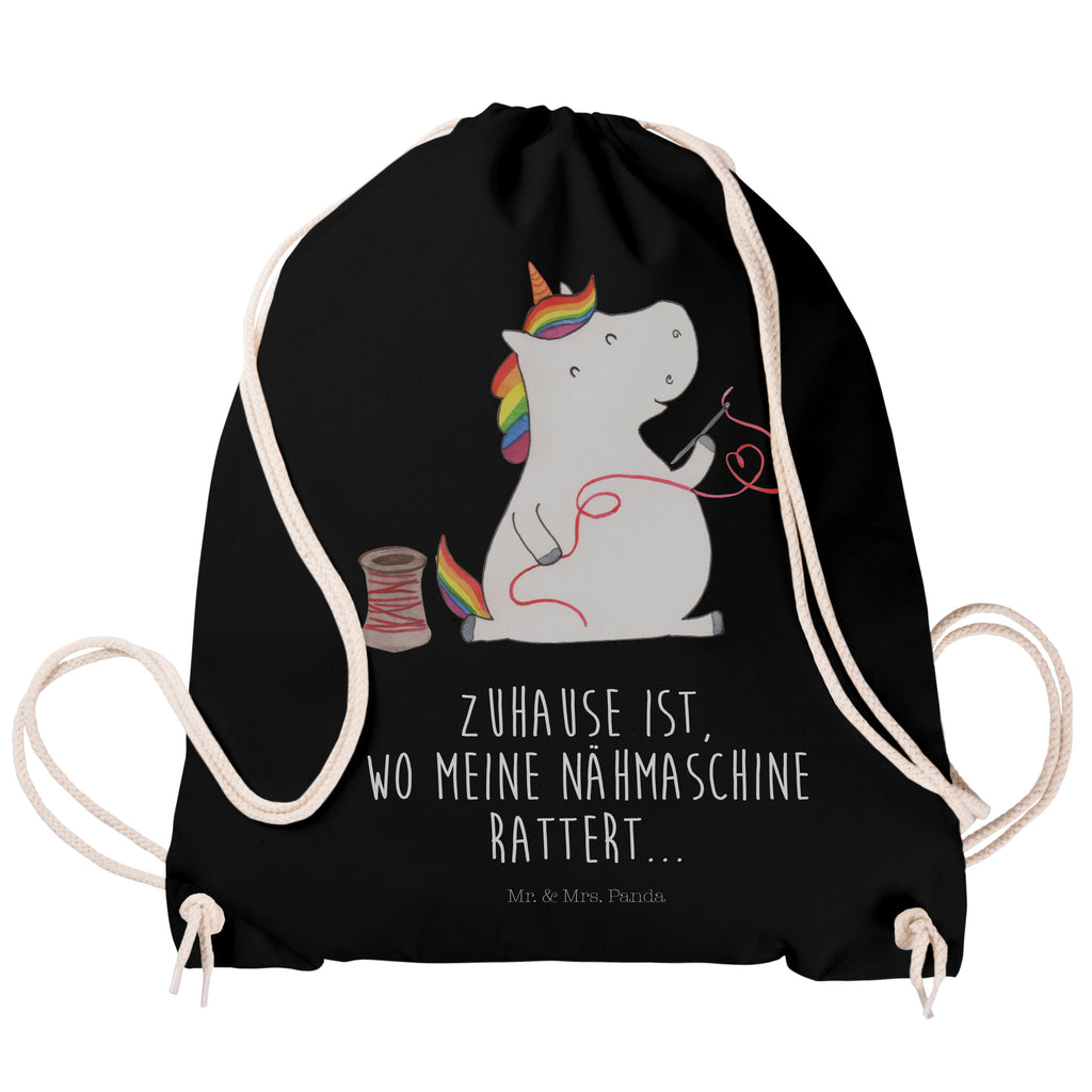 Sportbeutel Einhorn Näherin Turnbeutel, Beutel, Sporttasche, Tasche, Stoffbeutel, Einhorn, Einhörner, Einhorn Deko, Pegasus, Unicorn, Näherin, nähen, Mädchen, Freundin, Häkeln, Stricken, basteln, Nähzimmer