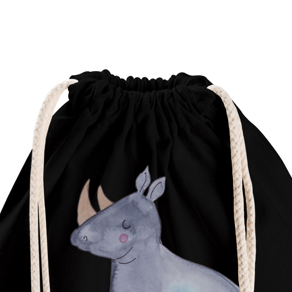 Sportbeutel Einhorn Nashorn Turnbeutel, Beutel, Sporttasche, Tasche, Stoffbeutel, Einhorn, Einhörner, Einhorn Deko, Pegasus, Unicorn, Regenbogen, witzig, lustig, Zoo, Glitzer, Einhornpower, Erwachsenwerden, Nashorn, Nashörner