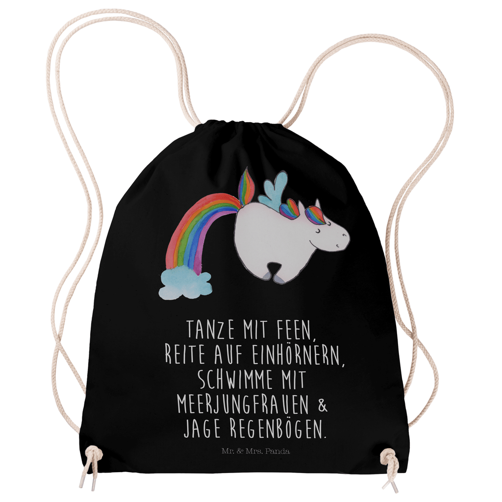 Sportbeutel Einhorn Pegasus Turnbeutel, Beutel, Sporttasche, Tasche, Stoffbeutel, Einhorn, Einhörner, Einhorn Deko, Pegasus, Unicorn, Regenbogen, Spielen, Realität, Glitzer, Erwachsenwerden