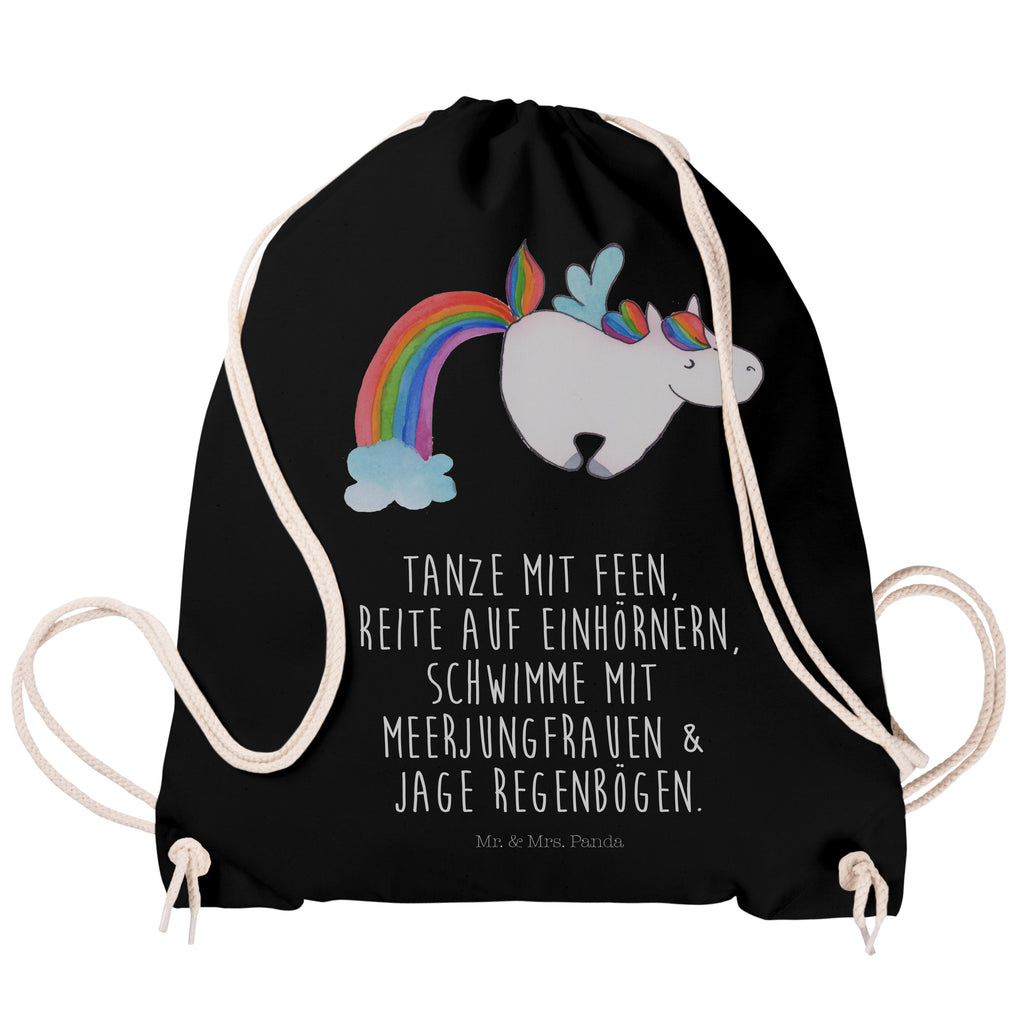 Sportbeutel Einhorn Pegasus Turnbeutel, Beutel, Sporttasche, Tasche, Stoffbeutel, Einhorn, Einhörner, Einhorn Deko, Pegasus, Unicorn, Regenbogen, Spielen, Realität, Glitzer, Erwachsenwerden
