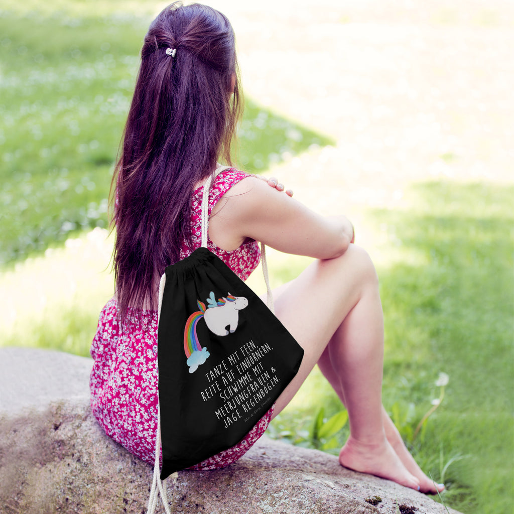 Sportbeutel Einhorn Pegasus Turnbeutel, Beutel, Sporttasche, Tasche, Stoffbeutel, Einhorn, Einhörner, Einhorn Deko, Pegasus, Unicorn, Regenbogen, Spielen, Realität, Glitzer, Erwachsenwerden