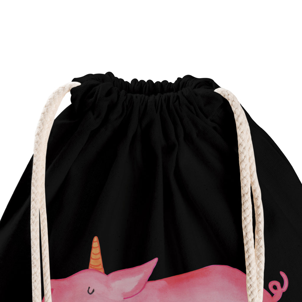 Sportbeutel Einhorn Schweinhorn Turnbeutel, Beutel, Sporttasche, Tasche, Stoffbeutel, Einhorn, Einhörner, Einhorn Deko, Pegasus, Unicorn, Party, Spaß, Schwein, Schweinhorn, Bauer, witzig. lustig, Spruch, geschenk, Pig, Piggy, funny, english, englisch