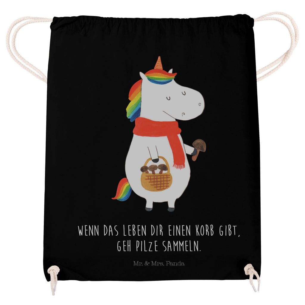 Sportbeutel Einhorn Pilz Turnbeutel, Beutel, Sporttasche, Tasche, Stoffbeutel, Einhorn, Einhörner, Einhorn Deko, Pegasus, Unicorn, Pilze, Pilzsammler, Motivation, Spruch, Liebeskummer