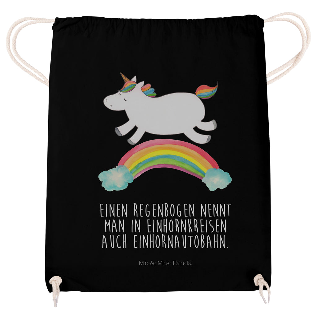 Sportbeutel Einhorn Regenbogen Turnbeutel, Beutel, Sporttasche, Tasche, Stoffbeutel, Einhorn, Einhörner, Einhorn Deko, Pegasus, Unicorn, Regenbogen, Glitzer, Einhornpower, Erwachsenwerden, Einhornautobahn