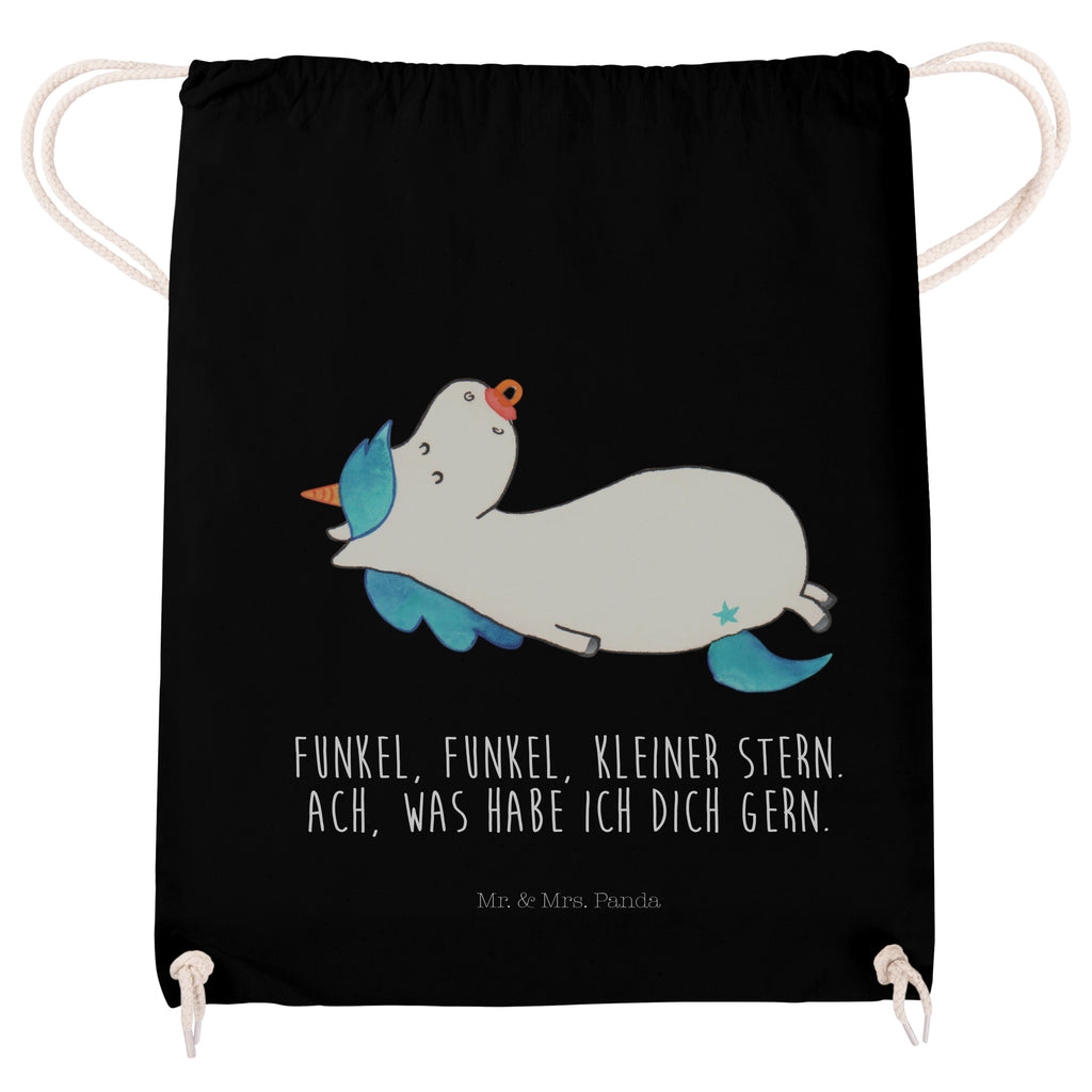 Sportbeutel Einhorn Schnullie Turnbeutel, Beutel, Sporttasche, Tasche, Stoffbeutel, Einhorn, Einhörner, Einhorn Deko, Pegasus, Unicorn, Baby, Kleinkind, Geburt, Geburtstag, Säugling, Schnuller, Geschenk Geburt, Mutter, Mama